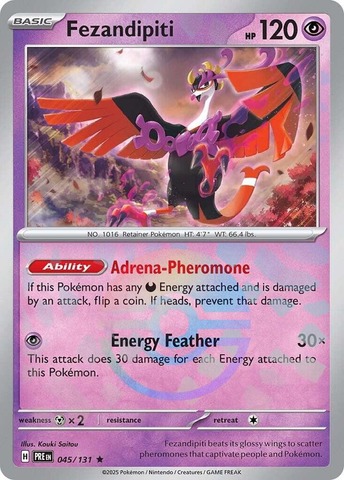 Fezandipiti (Poke Ball Pattern) - 45/131 - Prismatic Evolutions